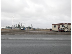 Gate 7 at the Co-op Refinery Complex in Regina on Tuesday, March 24, 2020.