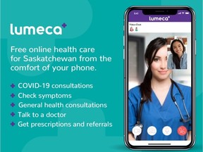 Lumeca is a Regina-based company that allows users to communicate virtually with doctors.
