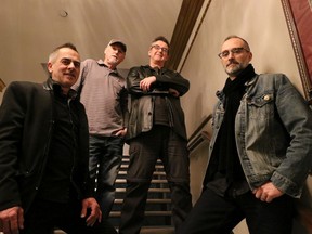 Regina band Method 2 Madness celebrates 30 years with a concert on March 7, 2020. The band is (from left) Paul Gillard, Gord MacMurchy, Tom Kiefer, and Gord Smith.