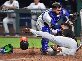 A Major League Baseball game between the Kansas City Royals and Baltimore Orioles, shown in 2019, would be a tonic during the sports-free COVID-19 pandemic period.