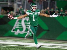 Shaq Evans is one of 28 Roughriders players who can become a free agent in February.