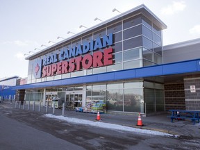 The Real Canadian Superstore in the Golden Mile is temporarily closed in Regina on Thursday, April 2, 2020.