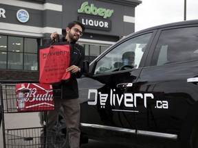 Birju Patel, the CEO and founder of the Regina tech company Deliverr, which offers grocery and liquor deliver in Regina on Thursday, April 30, 2020.