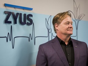 Brent Zettl is the CEO of Saskatoon-based ZYUS Life Sciences Inc. (Saskatoon StarPhoenix/Matt Smith)