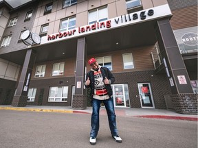 Janson Anderson, president and CEO of Harbour Landing Village, stands outside of the facility.