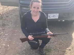 Cassandra Parker, 31, co-owner of a sporting goods shop in Prince George, B.C. is taking the federal government to court over sweeping new gun regulations.