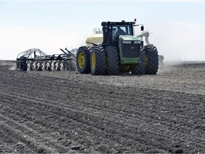 Seeding on a farm near Edgeley, Sask. in this 2016 file photo.