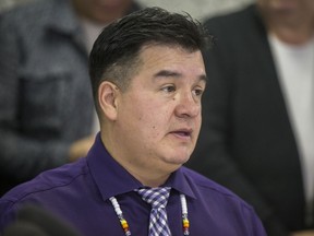 Chief Bobby Cameron of the Federation of Sovereign Indigenous Nations (FSIN), seen in Saskatoon last December, said there was "dark history of racism" in Saskatchewan police agencies on Friday. (Saskatoon StarPhoenix).