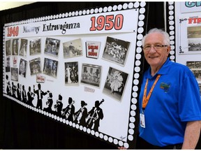 Rollie Bourassa is shown at Memory Lane, part of the Queen City Ex, in 2014. Bourassa has been involved in the exhibition since 1966.