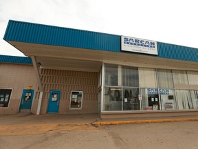 The Broadway Avenue SARCAN recycling depot is closed, along with the other locations. They have not set a reopening date, but are talking with the provincial government about when it will be safe to reopen. Photo taken in Saskatoon, SK on Thursday, April 30, 2020.