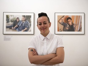 Evie Ruddy (they/them) is a photographer and storyteller, whose new project Stories That Move You is on display at The Woods art space in Regina.