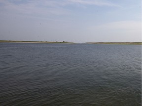 Both the Westside Irrigation Project and the Upper Qu'Appelle Canal would draw water from Lake Diefenbaker, seen here, to add 500,000 acres of irrigable land.