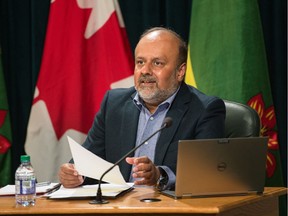 Saskatchewan's chief medical health officer Dr. Saqib Shahab.