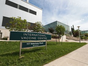 The VIDO-InterVac building on the University of Saskatchewan campus. The lab is currently developing a candidate vaccine for SARS-CoV-2, the virus that causes COVID-19.