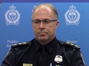 Regina Police Service Deputy Chief Dean Rae