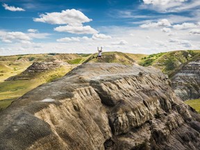 Regina's Cory Dumalski took grand-prize honours as well as first place in the Outdoor Fun category in the annual Tourism Saskatchewan ExploreSask Photo Contest with this photo taken at Castle Butte in the Big Muddy Badlands in southern Saskatchewan. Photo courtesy Tourism Saskatchewan.