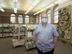 Jeff Barber, library director and CEO of the Regina Public Library, in the Connaught Library branch in Regina on Thursday, July 9, 2020.