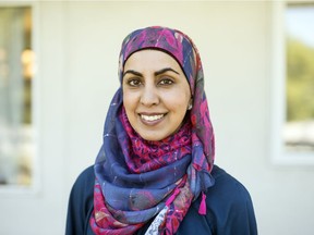 Zarqa Nawaz poses for a photo at home in Regina on July 2, 2020.