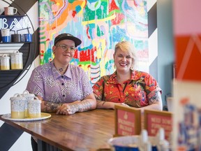 Jo Van Lambalgen, left, and Miranda Young are the owners of Alt Haus, a shop that sells curated home goods as well as offering services like art selection, commercial renovations, home decorating and more.