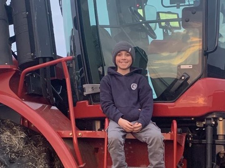  Wes Bryant was 11 years old when his mother killed him and his seven-year-old sister Tessa in a murder-suicide in North Battleford, Sask., in June 2020. Wes was helping out on the family farm. Supplied family photo/Mike Bryant.
