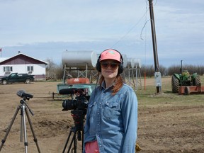 Kristin Catherwood made a film about her COVID-19 experience in rural Saskatchewan. In the Garden on the Farm was shot in May 2020 on Catherwood's family farm near Ceylon. The film is available for viewing through the National Film Board.