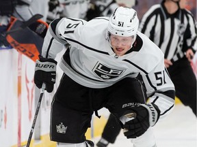 EDMONTON, AB - DECEMBER 06: Austin Wagner #51 of the Los Angeles Kings skates against the Edmonton Oilers at Rogers Place on December 6, 2019 in Edmonton, Canada.