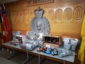 The RCMP's seizure after a 17-month investigation by the Federal Serious and Organized Crime Unit.