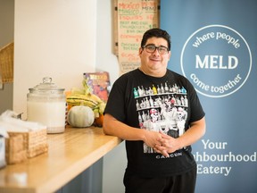 Sergio Reyna stands in the newly opened Meld eatery in Regina on Sept. 25, 2020.