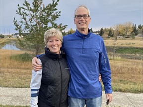 Al Murray and his wife Lori (left) were all smiles on Tuesday morning during their walk on the Wascana bike path. Murray was still smiling after the Tampa Bay Lightning clinched the 2020 Stanley Cup with 4-2 series win over the Dallas Stars on Tuesday in Edmonton. Murray is the assistant general manager and director of amateur scouting with the Lightning. MURRAY McCORMICK/Regina Leader-Post.