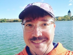 A recent selfie by JJ Elliott during one of his regular walks around Wascana Lake.