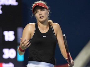 Eugenie Bouchard received a wildcard entry into the French Open later this month.