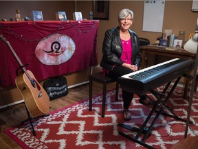 Wanda Gronhovd, a Regina-based singer-songwriter, pictured at home.