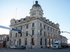 Moose Jaw City Hall on Main Street in November 2019. BRANDON HARDER files