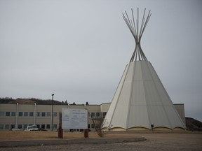 The Treaty 4 Governance Centre in Fort Qu'Appelle, Sask. on April 17, 2020.