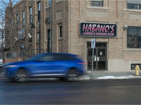 Habano's Martini and Cocktail Club on Dewdney Avenue in Regina, Saskatchewan on Nov. 25, 2020.