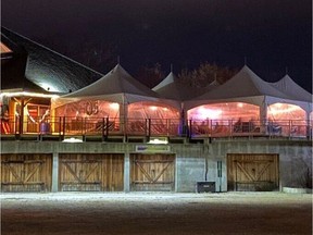 Tents set up by Bar Willow Eatery to try and manage new restrictions brought about by COVID-19 ran afoul of city ordinance.