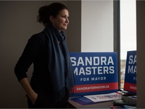 Sandra Masters is the only woman among the nine candidates running for mayor of Regina.