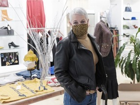 Lynn Armstrong, owner of ZÖE Shoes + Objects, at her downtown store.