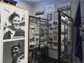 One of many displays at the museum in the Royal Canadian Legion Branch 001.