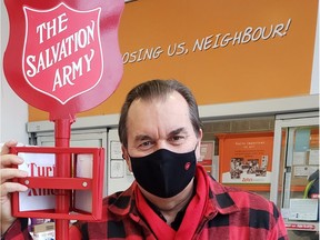 TSN sports personality and curling play-by-play man Vic Rauter was one of many volunteers with the Salvation Army's Kettle campaign.