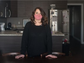 Tanna Young, director of Lulu's Lodge, stands inside the lodge's space in Regina on Dec. 15, 2020.
