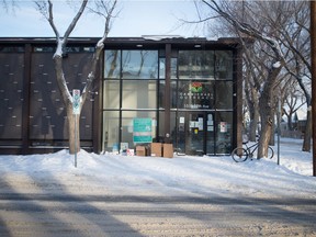 The Carmichael Outreach building in Regina, Saskatchewan on Dec. 30, 2020.