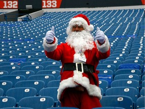 Although empty seats have predominated at NFL games this season, Santa Claus has used his considerable influence to gain access.