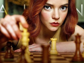 Beth Harmon (Anya Taylor-Joy) is an orphaned chess prodigy who becomes the world's greatest chess player in the Netflix period drama The Queen's Gambit.