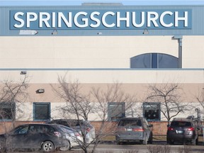 Springs Church, in Winnipeg. The church refuses to comply with public health orders, and is fighting against the safety measures in court.