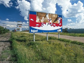 George Webber shot this photo in North Battleford, Sask. in 1995. It is published in his new photo book, titled Saskatchewan Book.