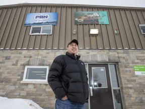 Pinehouse Mayor Mike Natomagan outside the village office in Pinehouse, Sask. on Wednesday, January 16, 2019.