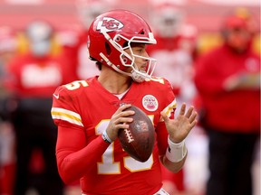 Patrick Mahomes and the Kansas City Chiefs are to play the Cleveland Browns next weekend in an NFL playoff game. Jamie Squire/Getty Images.