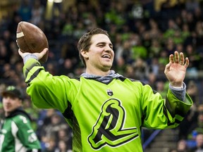 Due to the fact that COVID-19 wiped out the CFL season, Roughriders quarterback Cody Fajardo demonstrated his passing prowess in Saskatchewan only once in 2020 — during a guest appearance at halftime of a Saskatchewan Rush lacrosse game in Saskatoon.