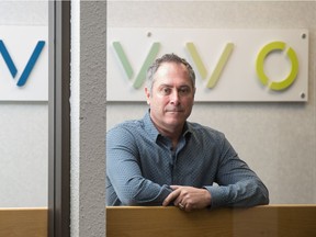 Rory Cain, co-founder and CEO of Vivvo Application Studios stands in the studio's office on Cornwall Street in Regina, Saskatchewan on Jan. 5, 2020.